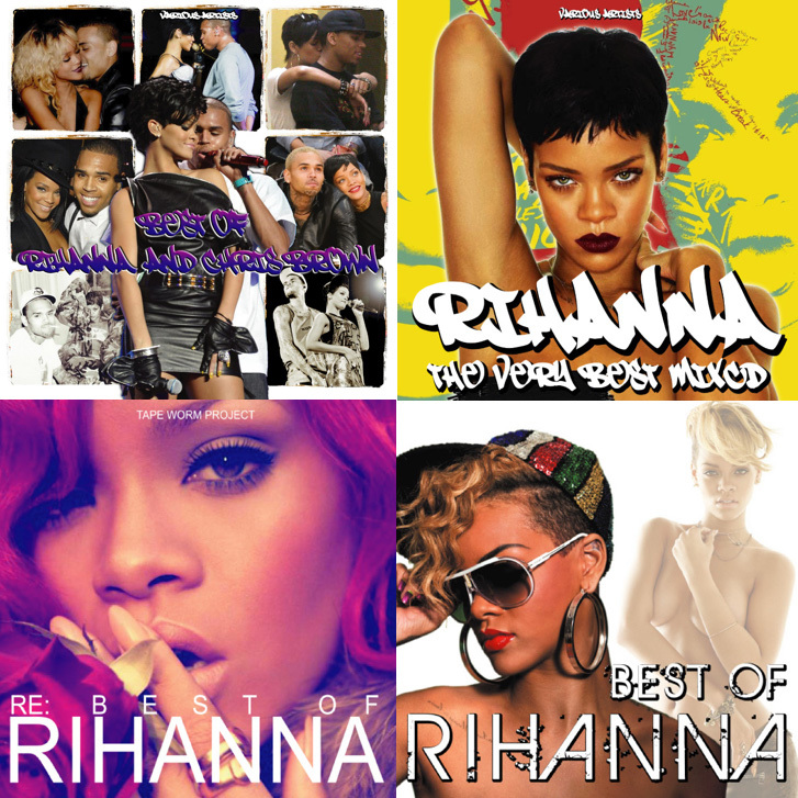 【限定1SET】9,720円→3,390円 Rihanna リアーナ Best MixCD 4個SET【136曲収録】新品の画像2