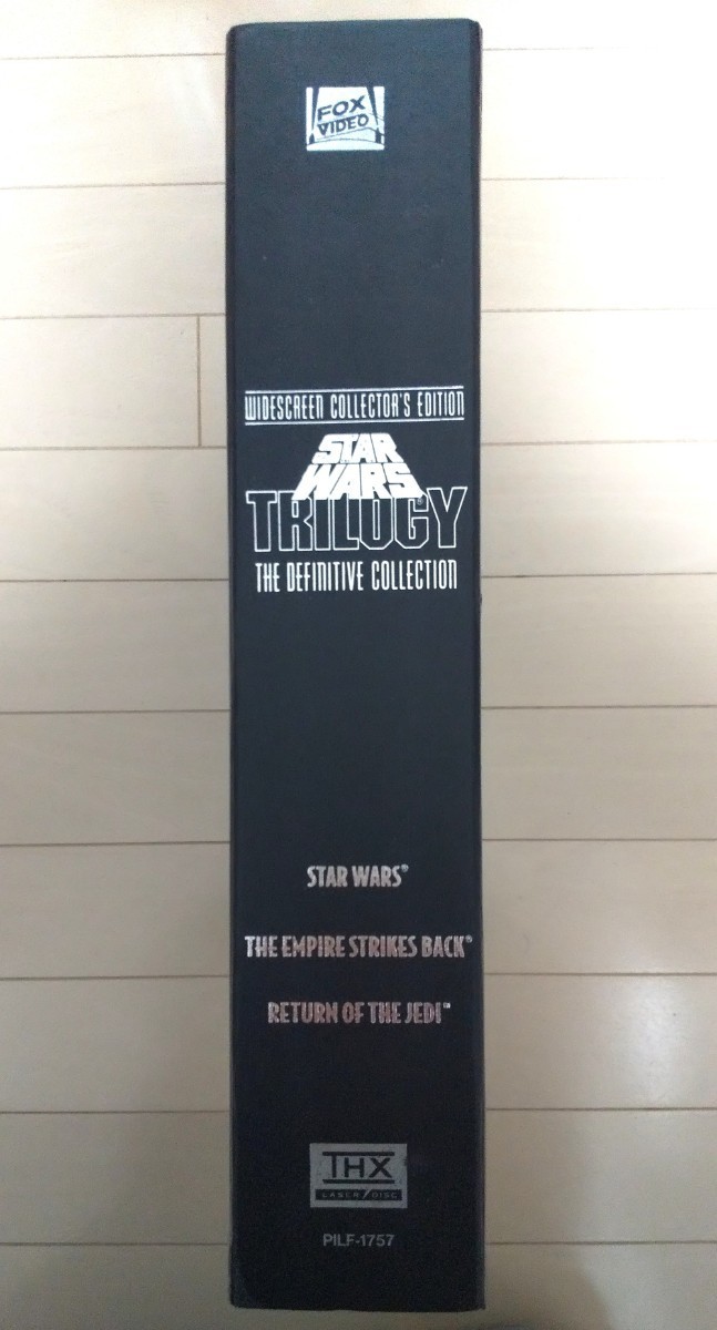 STAR WARS TRILOGY Box THE DEFINITIVE COLLECTION WIDESCREEN COLLECTION'S EDITION LD スターウォーズ トリロジー Box (9set)の画像3