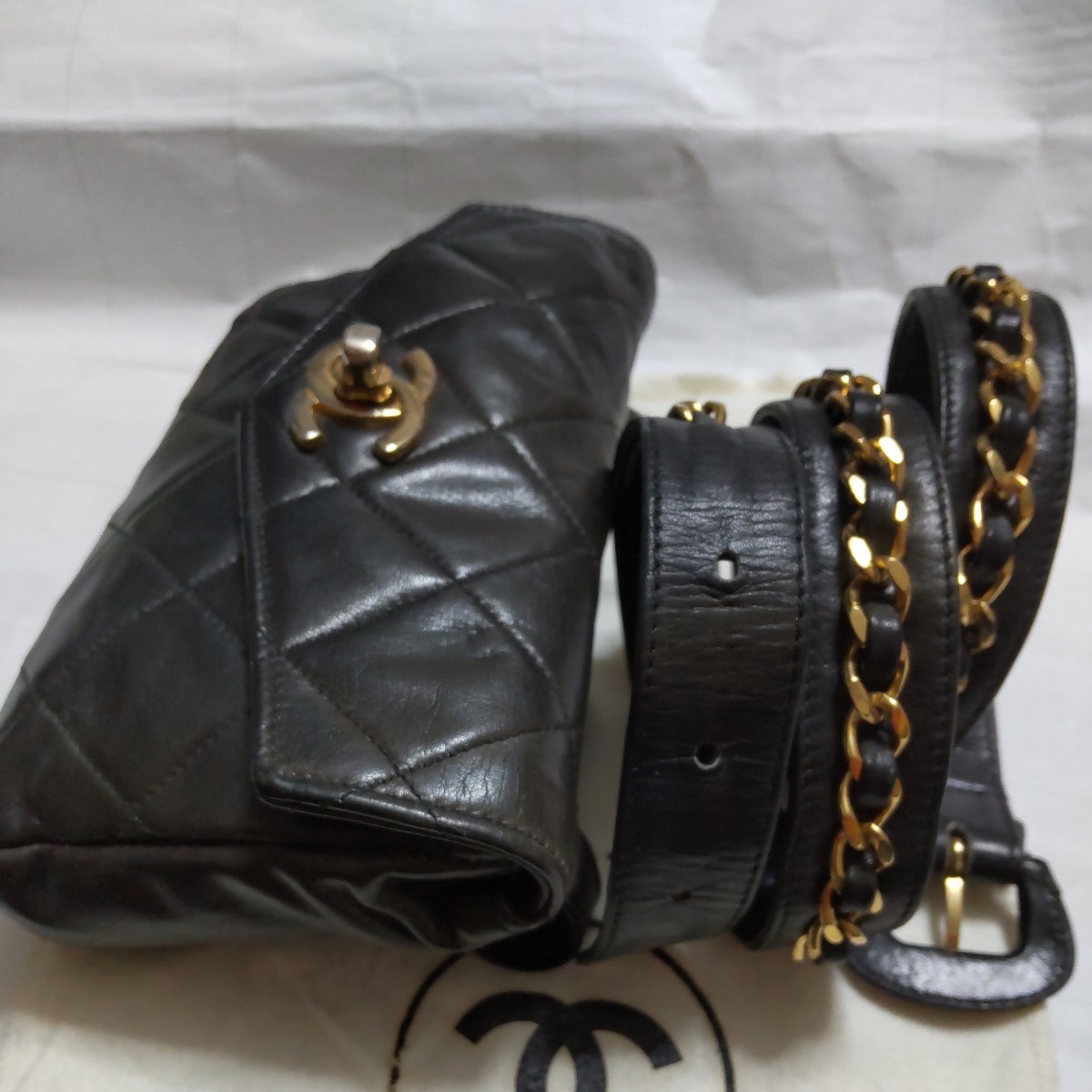 CHANELヴィンテージシャネルウエストポーチバッグ|Yahoo!フリマ CHANELヴィンテージシャネルウエストポーチバッグ|Yahoo!フリマ