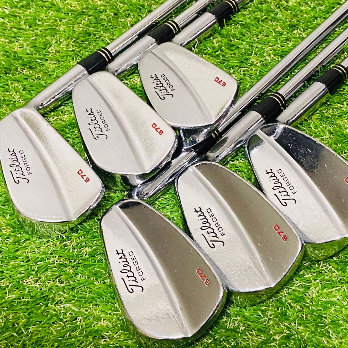 タイトリスト　FORGED　670　アイアンセット6本／軟鉄鍛造・マッスルバック　 S Titleist フォージド　