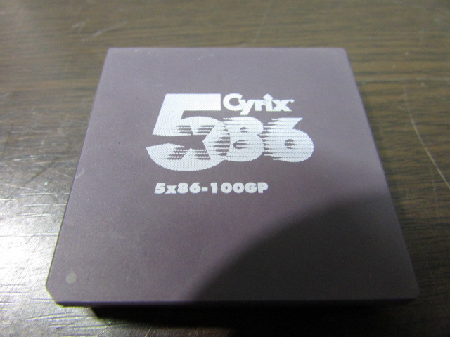 【YCP0284】希少★Cyrix 5x86-100GP 100MHz/Socket3 未チェック品★JUNK_画像2