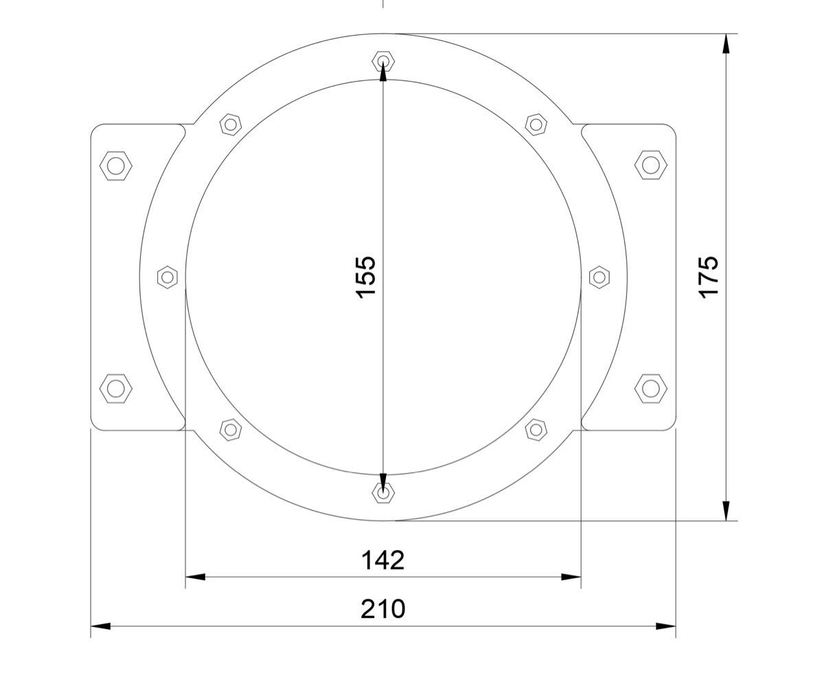 【ビス無】スズキ　ジムニー　JB64 JB74 リアスピーカー　バッフル　シエラ　140mm スピーカー対応版