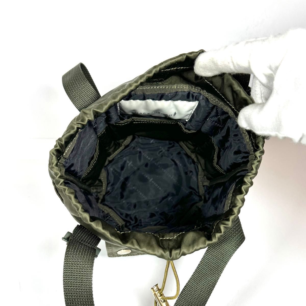 ほぼ未使用】MACKINTOSH×PORTER ミニバケット トートバッグ ほぼ未使用】MACKINTOSH×PORTER ミニバケット トートバッグ