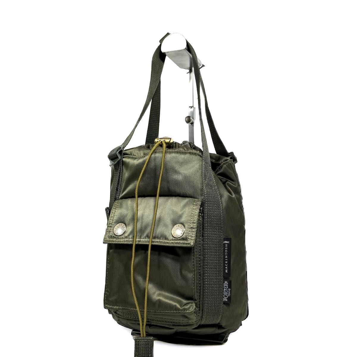 ほぼ未使用】MACKINTOSH×PORTER ミニバケット トートバッグ ほぼ未使用】MACKINTOSH×PORTER ミニバケット トートバッグ