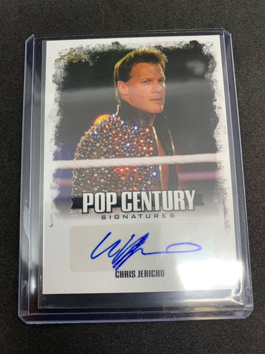 2015 LEAF POP CENTURY Chris Jericho 直筆 サインカードAuto プロレスラー