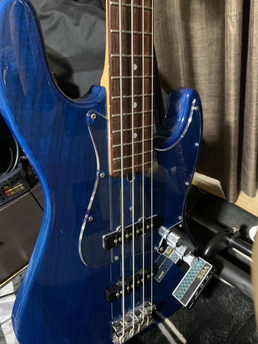 Bacchus バッカス WL-003 定価９万円　VOX amPlug 2 Bass付き！　アッシュボディローズウッド指板 ターボ回路搭載 ジャズベースタイプ_画像1