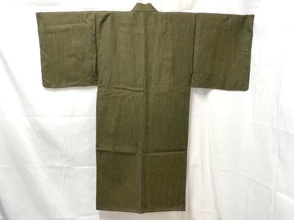 【C757】新品 男性用 和服 丹前/祥天 2点セット 着物 メンズ ウール 別誂 羽織 斐水 二重織り b_画像5