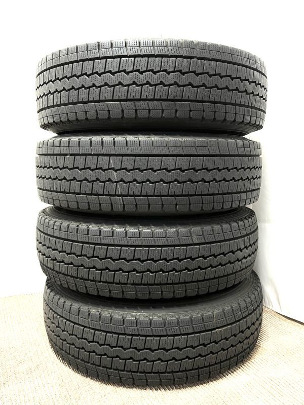 【C514】ハイエース/キャラバン 21年製 ダンロップ WINTER MAXX SV01 195/80R15 107/105L LT ホイール付き スタッドレス_画像2