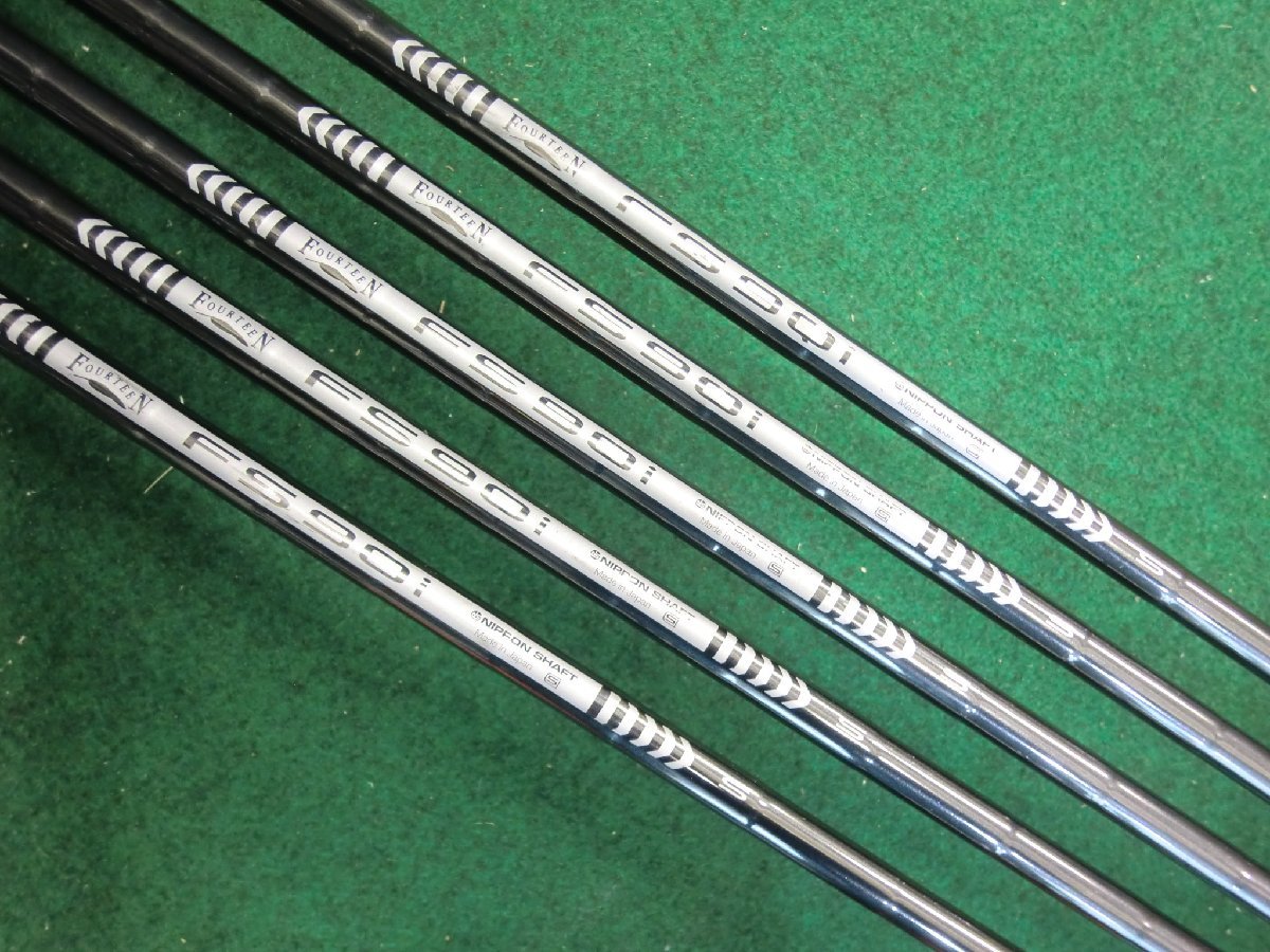 ★フォーティーン　TB-5　FORGED　ブラック★6～Pw　6本SET★純正FS90i(S)★_画像6