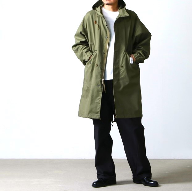 MOUNTAIN RESEARCH x BAMBOO SHOOTS 別注 B.P.’S FISHTAIL PARKA バックパッカーズ フィッシュテールパーカ M210301 XL M-51 モッズコート_画像3