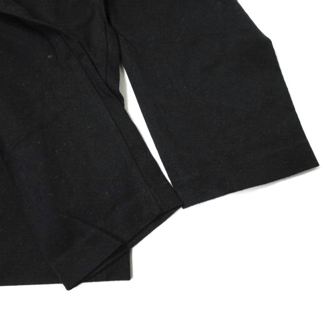 BLACK COMME des GARCONS ブラックコムデギャルソン 18AW 日本製 ロゴプリント ロングスリーブTシャツ 1B-T004 XL ブラック 長袖 g14987_画像6