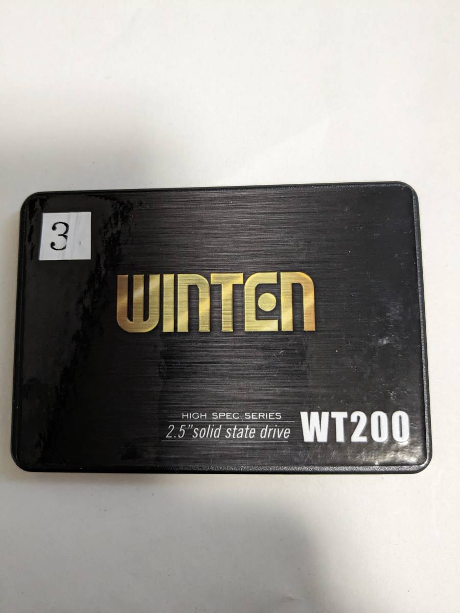 TEST品【使用時間13時間】　WINTEN SSD 512GB 2.5インチ 9.5mm厚 CrystalDiskInfo正常判定③_画像1