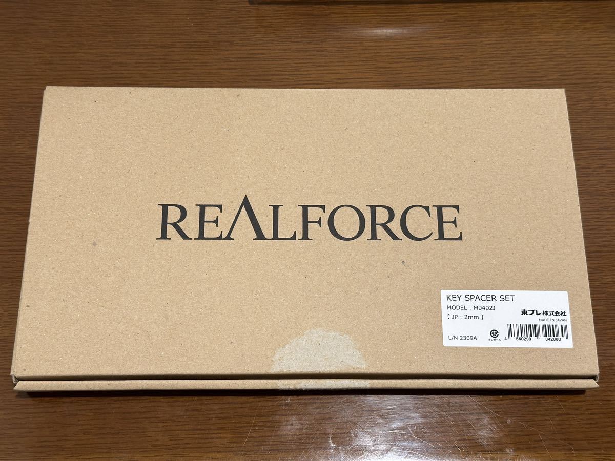 東プレ REALFORCE R3 R3S キースペーサーセット 日本語配列用 2mm M0402J_画像2