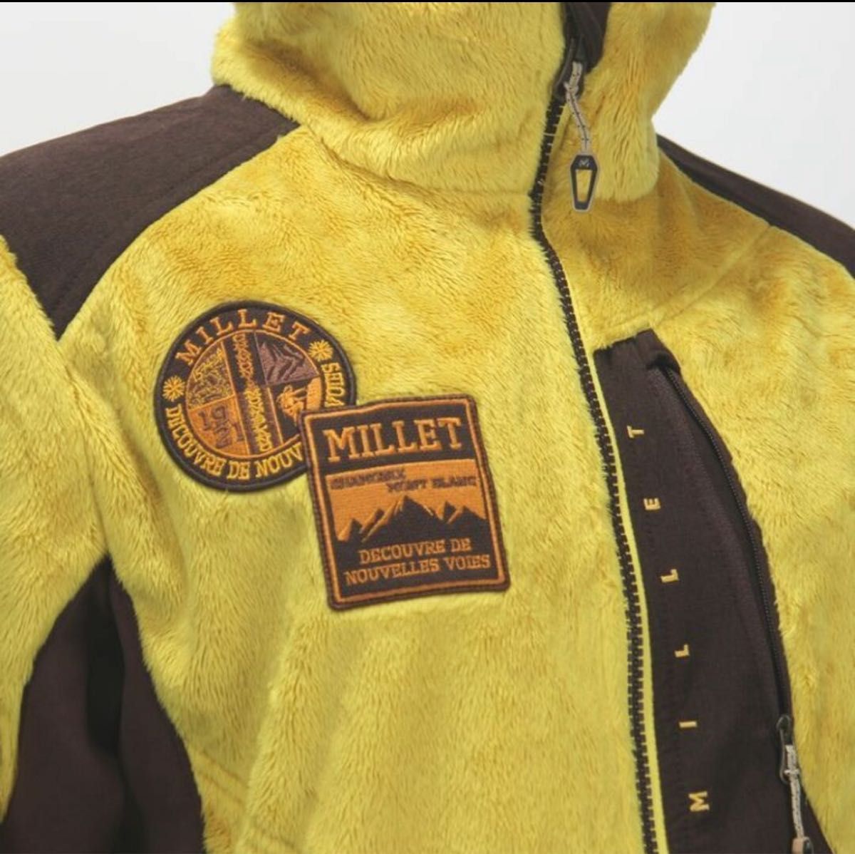 MILLET（ミレー）　上着　フリース　イエロー　登山用品　防寒　サイズ95 フリースジャケット アウター ジャケット　アウトドア