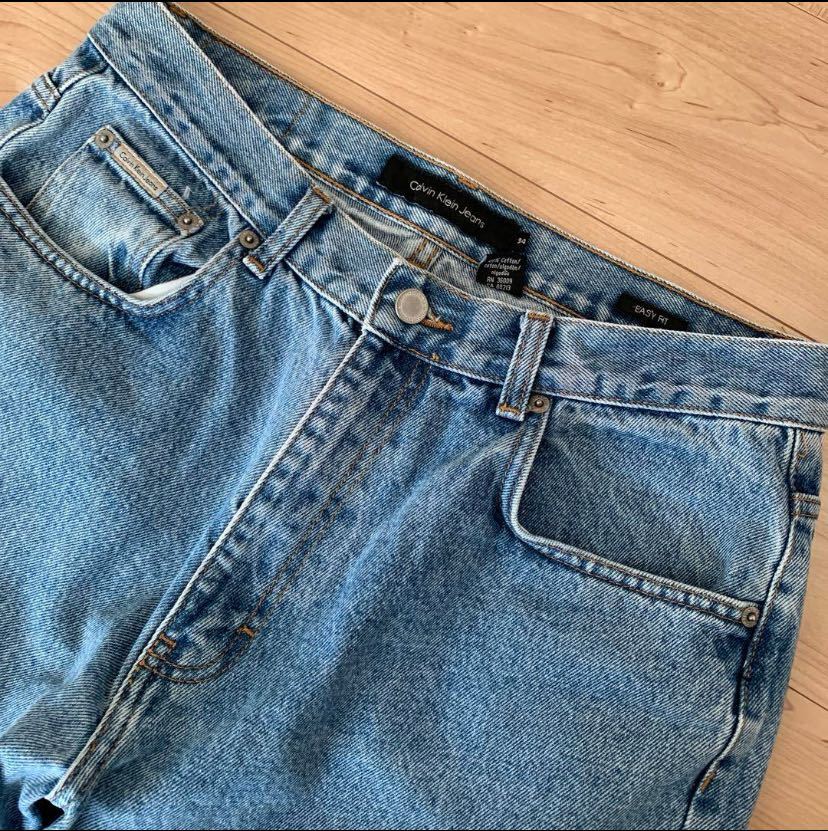 Calvin Klein Jeans バギーデニム アイスウォッシュ 90's カルバンクライン ジーンズ the apartment リーバイス 550 560 carhartt_画像5