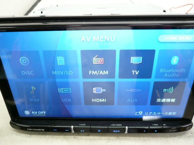 @【中古】 9インチ 2021 カロッツェリア AVIC-RQ912 メモリーナビ 地デジ/フルセグ/DVD/CD/SD/iPod/USB/HDMI/ブルートゥース/ハンズフリー_画像4