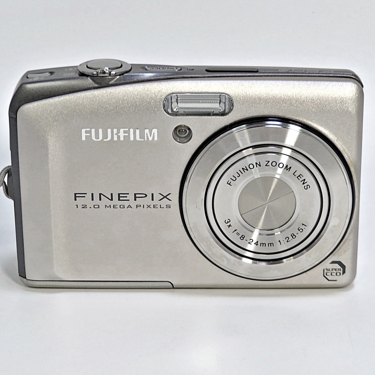 FUJIFILM FinePix F60fd 富士フィルム ファインピクス コンパクトデジタルカメラ デジカメ シルバー 難有り 003FEZFI73_画像2