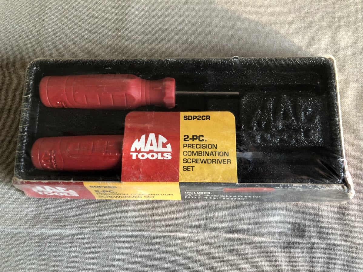 希少 マックツール mactools コンビネーションスクリュードライバーセット SDP2CR 新品未使用 パッケージダメージあり_画像1