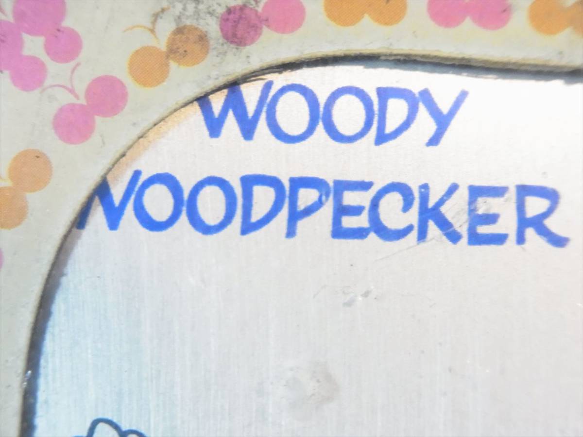 送料無料 昭和レトロ アルミ弁当箱 Woody Woodpecker ウッディー ウッドペッカー テイネン アンティークアニメ 倒産品 未使用品長期保存_画像5
