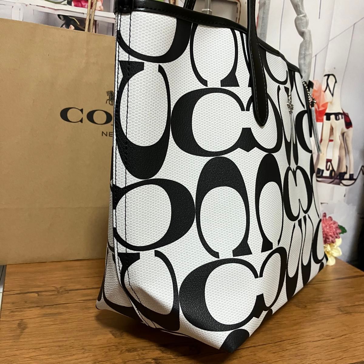 コーチ COACH シティトート シグネチャーキャンパス 新作 アウトレット　新品未使用　大人気！