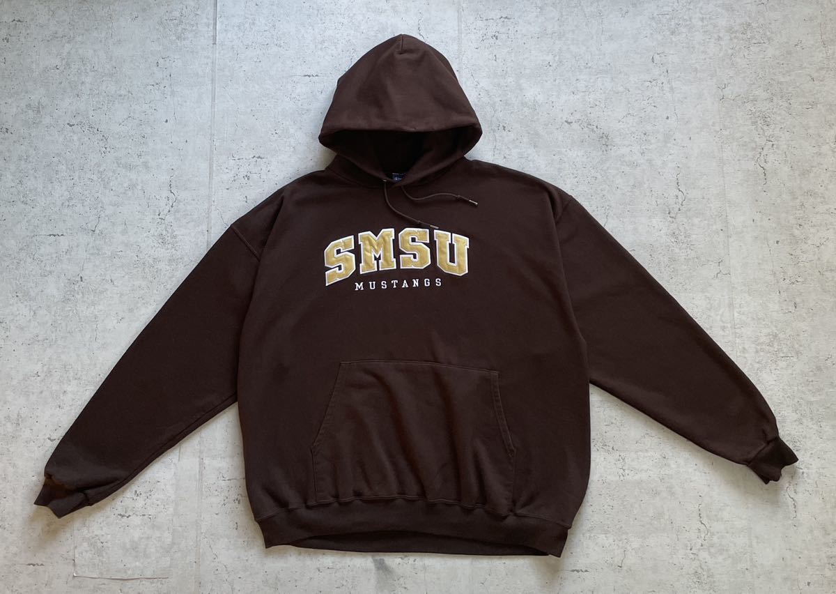 champion チャンピオン カレッジロゴ SMSU プルオーバー パーカー ブラウン XXL_画像2