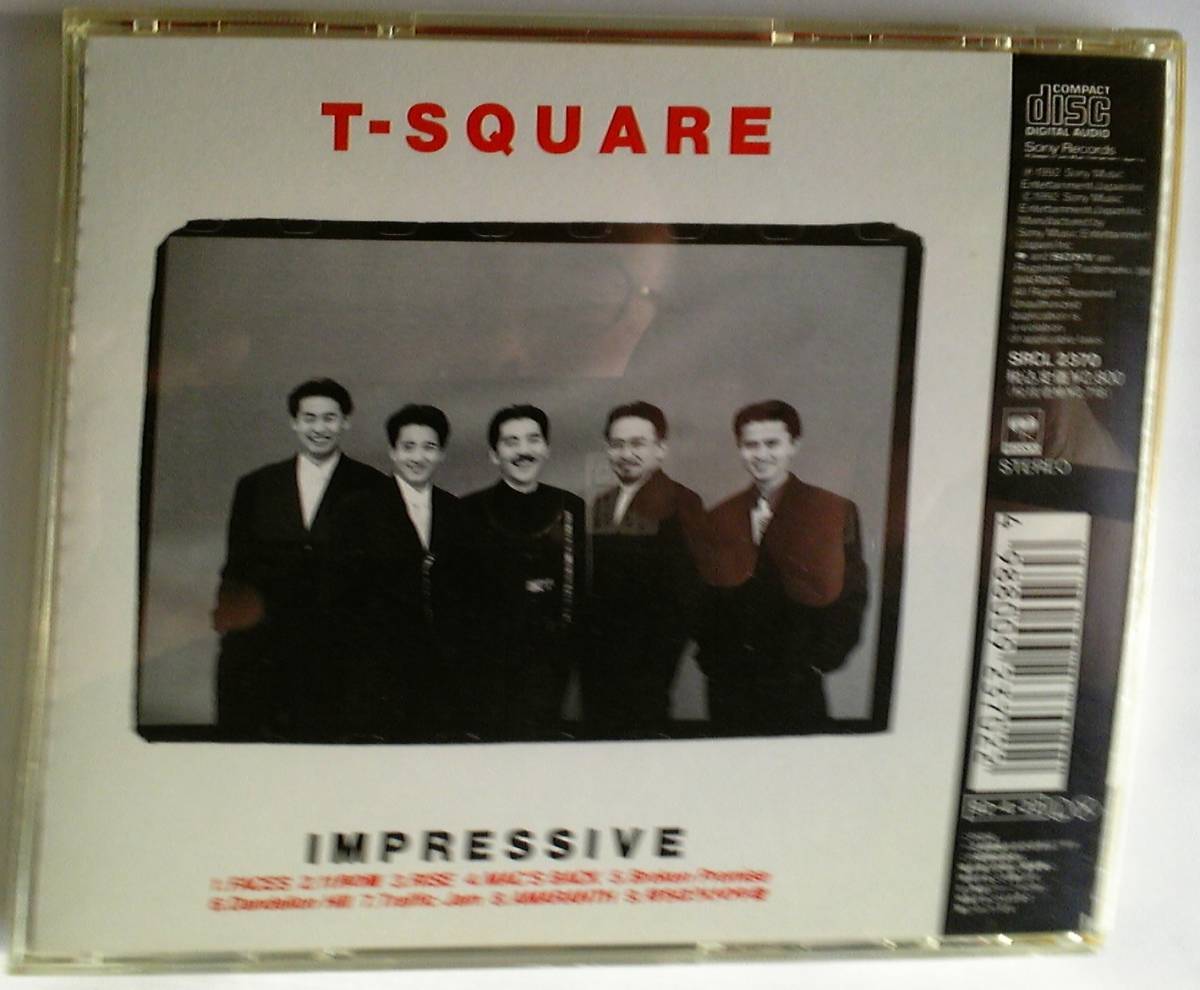 【CD】T-SQUARE「IMPRESSIVE」　匿名配送・ 送料無料_画像3