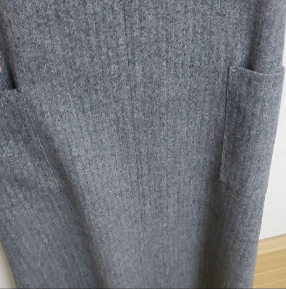 borders at balcony ヘリンボーン ドレス ワンピース ウール borders at balcony ヘリンボーン ドレス ワンピース ウール