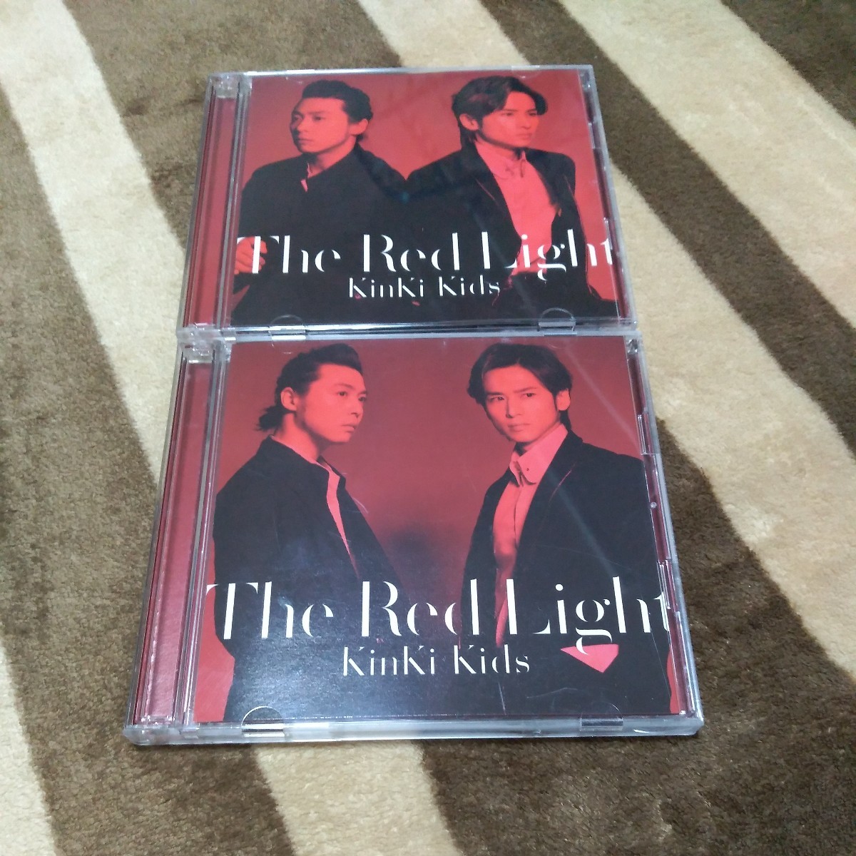 KinKi Kids CD 2点セット The Red Light 初回盤A/B DVD 初回限定盤 堂本剛 堂本光一 キンキキッズ_画像1