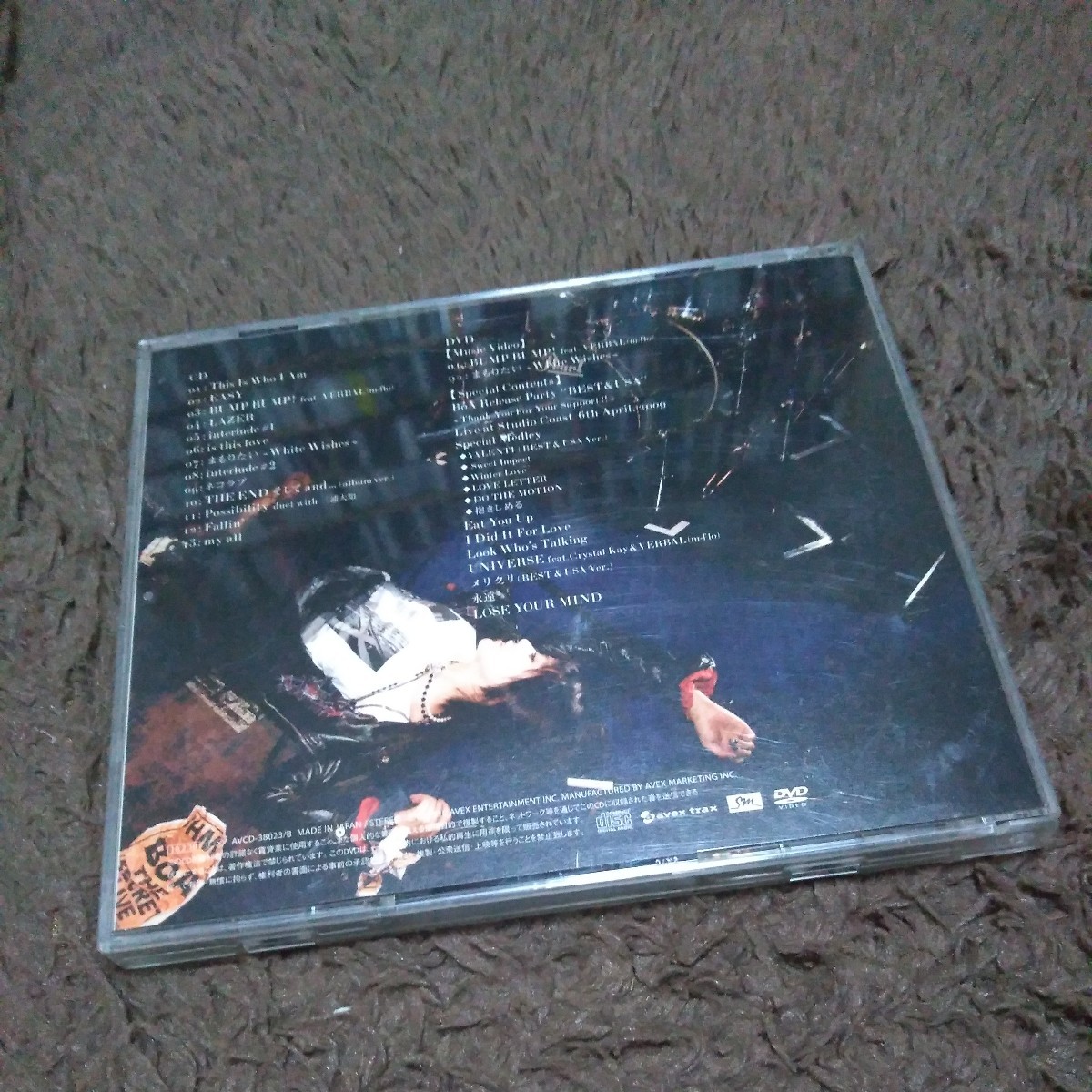 IDENTITY(DVD付)【ジャケットA】 BoA アルバム CD_画像2