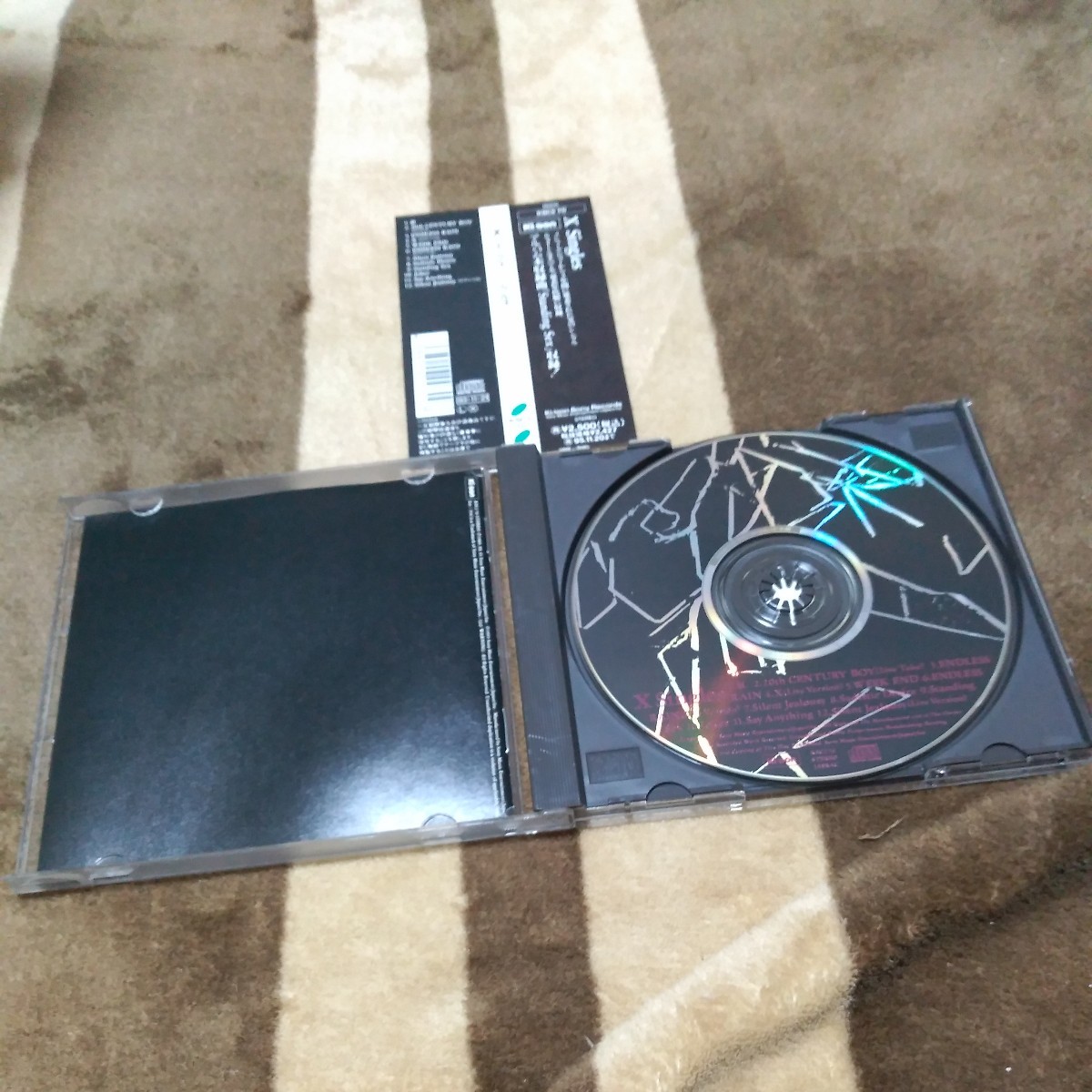 エックス ジャパン CD X JAPAN シングルズ SINGLES HIDE TOSHI YOSHIKI 紅 エンドレスレイン　ベストアルバム _画像3