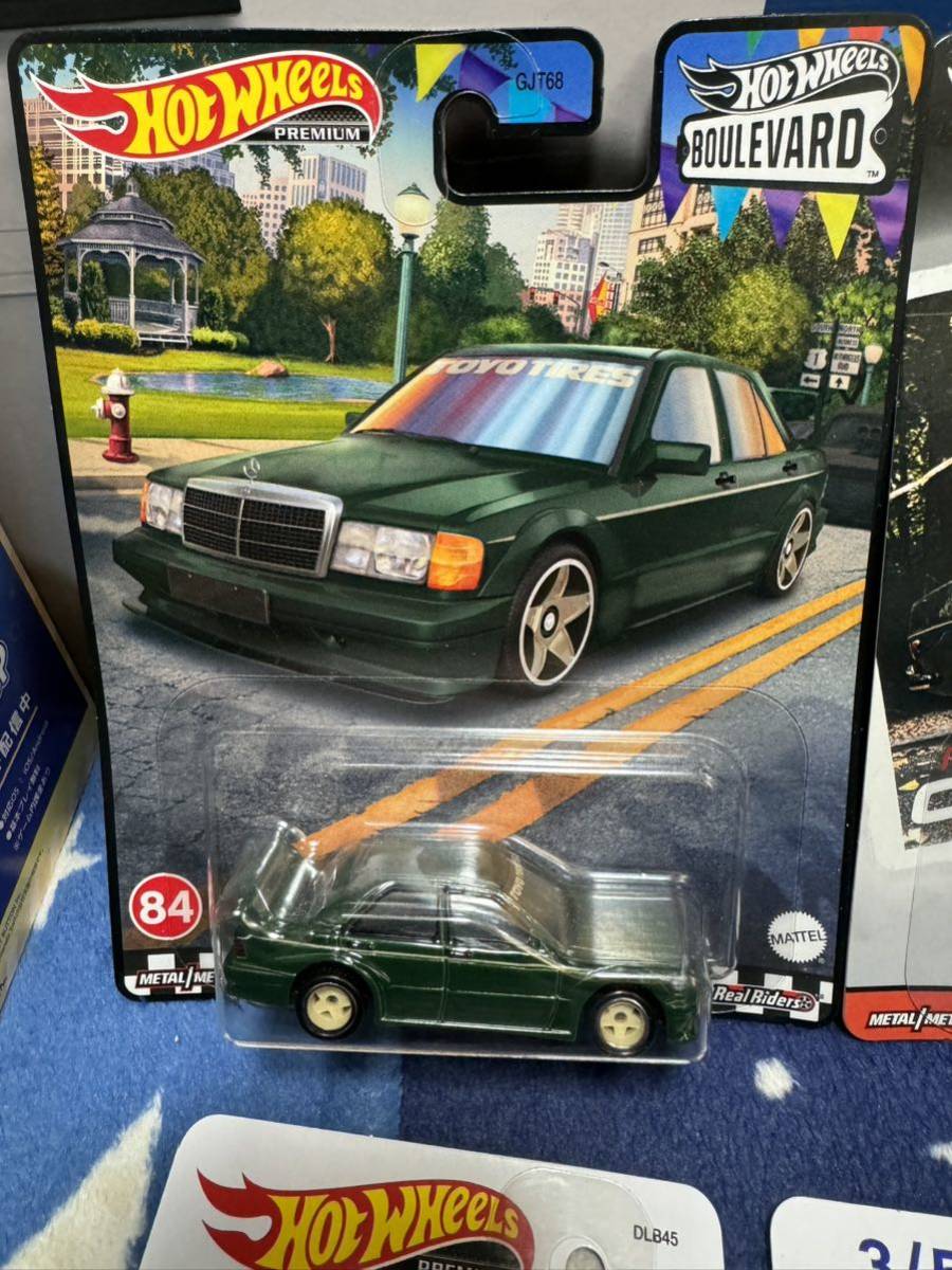 ホットウィール Hot Wheels メルセデス ベンツ 190E 280 SEL 4.5 ダットサン サニトラ 日産 スカイラインバン マッドマンガ GT-R BNR34_画像2