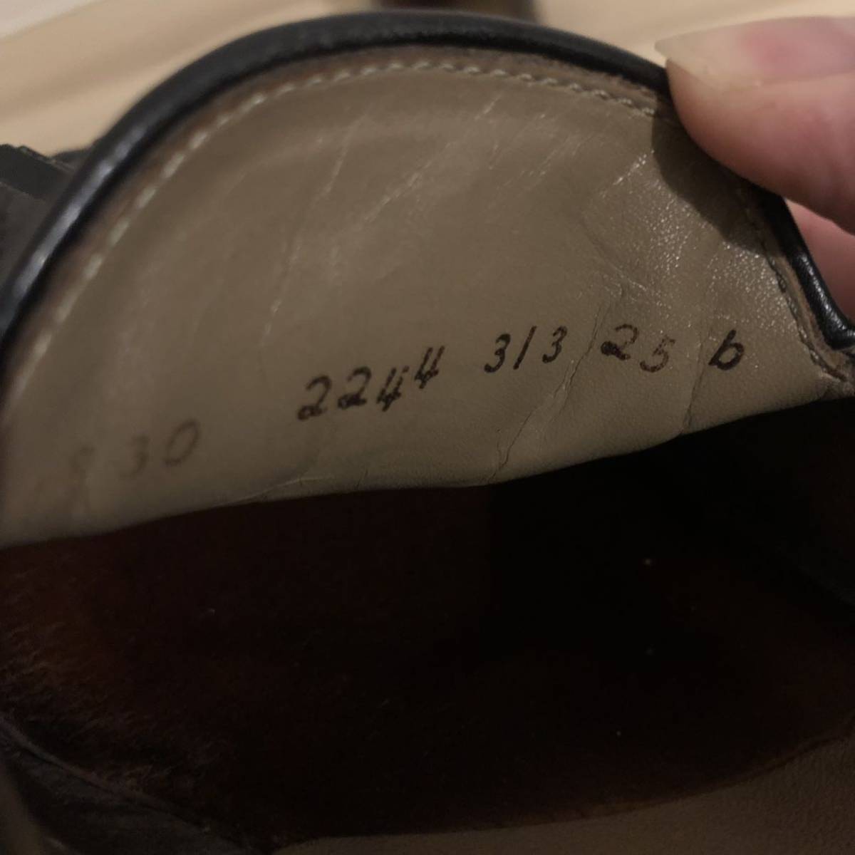 REGAL リーガル タッセルローファー 25cm ブラック レザーシューズ 革靴 ヴァンプ_画像7