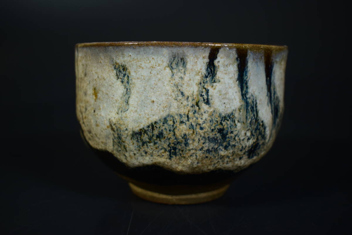 【和】(8291) 時代古作 古唐津 斑唐津茶碗 茶道具の画像1