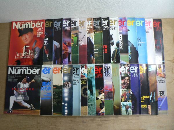 雑誌 スポーツグラフィックナンバー 不揃いまとめて582冊 127-899号 Sports Graphic Number 1985-2016年 抜けあり_画像4