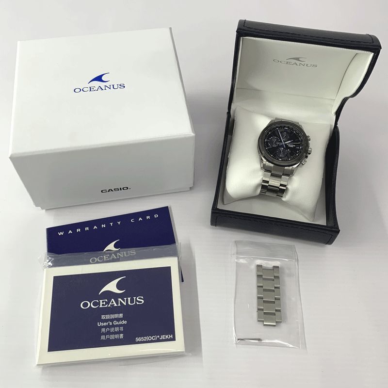 CASIO カシオ OCEANUS オシアナス クラシックライン/OCW-T4000A-1AJF アナログ/電波ソーラー 店頭/他モール併売《服飾小物・山城店》O3459の画像1