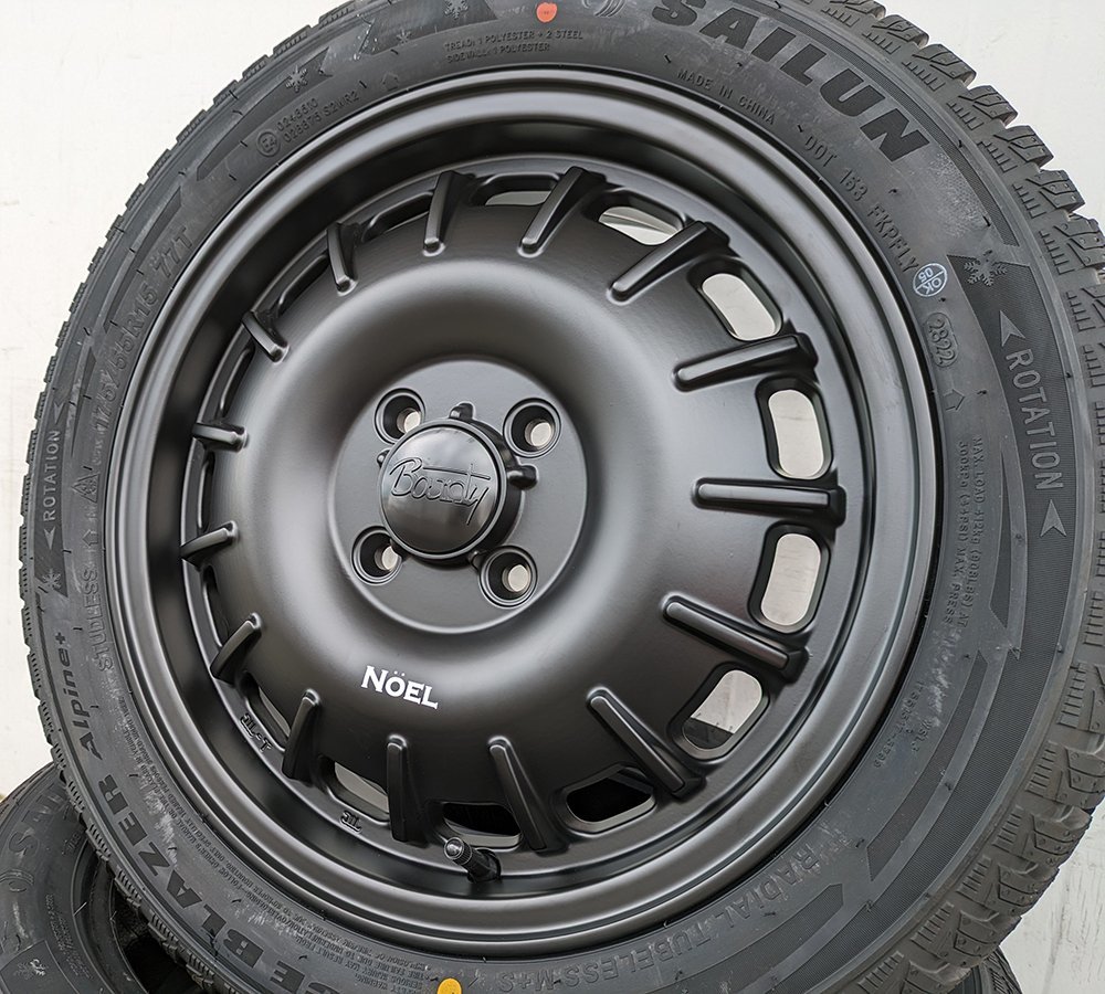 即納 タント N-BOX N-VAN ワゴンR ラパン アトレーワゴン スタッドレスタイヤホイールセット 14インチ SAILUN Alpine+ 165/65R14 155/65R14_画像4