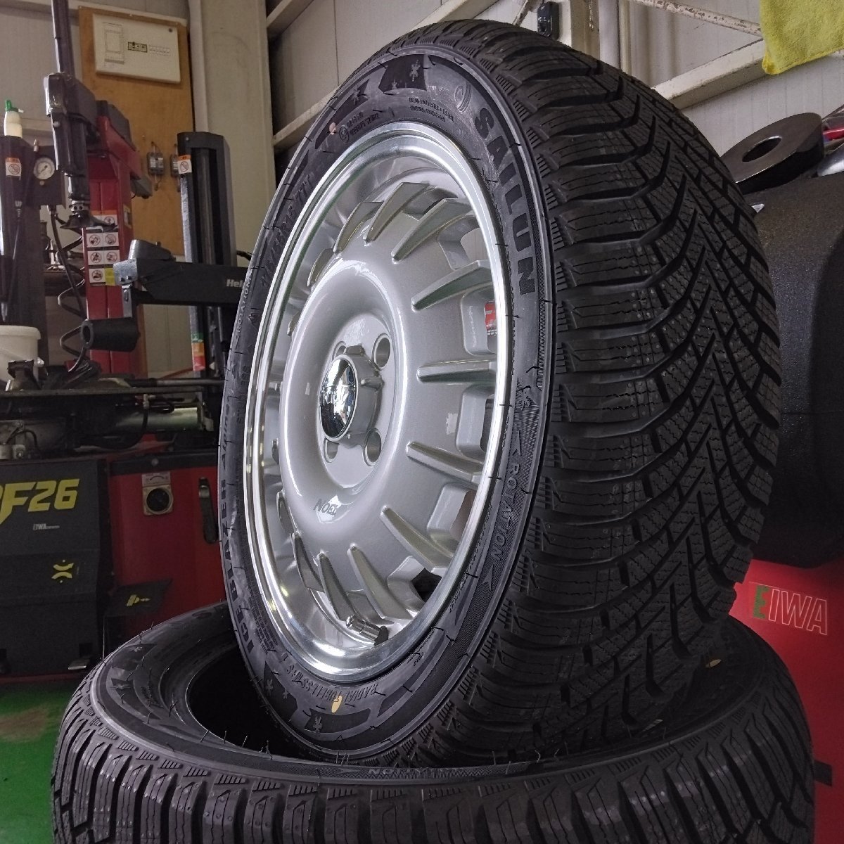 スタッドレス タイヤホイールセット タフト デリカミニ スペーシアギア 15インチ NOEL SAILUN WSL2 165/65R15 新品4本セット_画像6