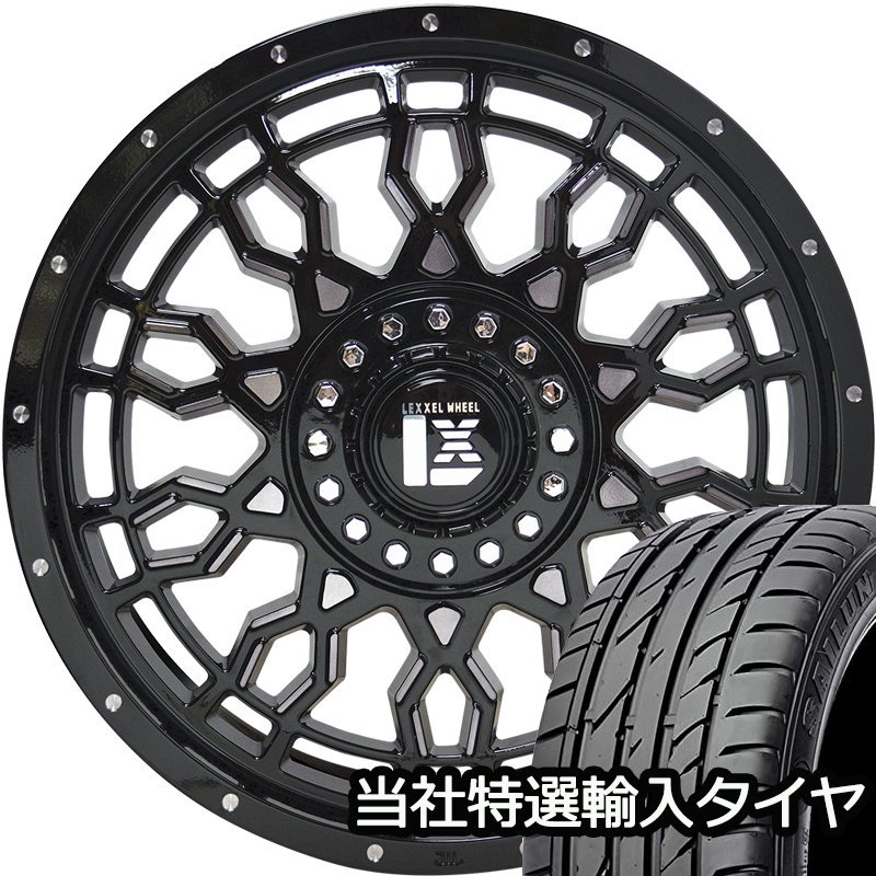 ナビゲーター エスカレード シエラ サバーバン タホ 18インチ LEXXEL PreDator プレデター 当社特選タイヤ 285/60R18 タイヤホイール_画像7