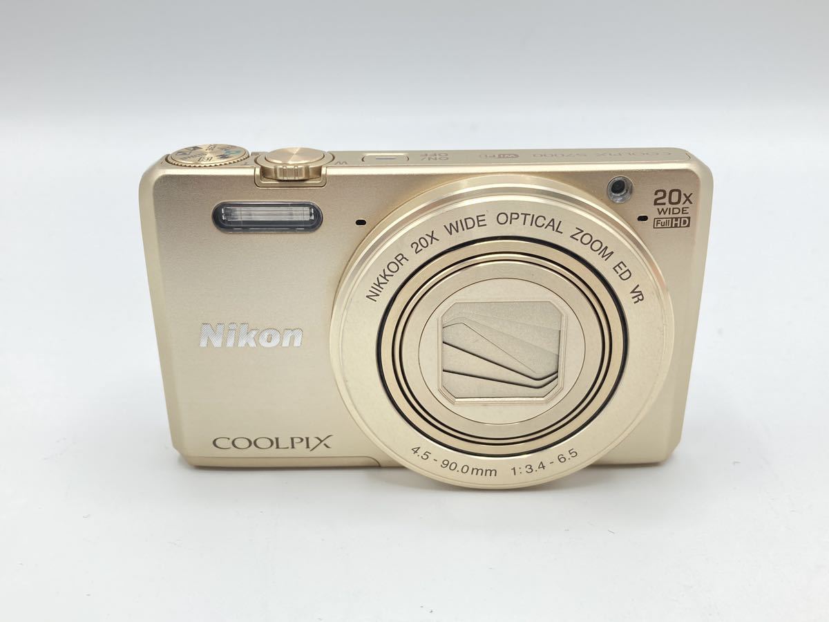 ★送料無料★ ニコン Nikon COOLPIX S7000 ゴールド コンパクトデジタルカメラ 現状渡し A2112_画像2