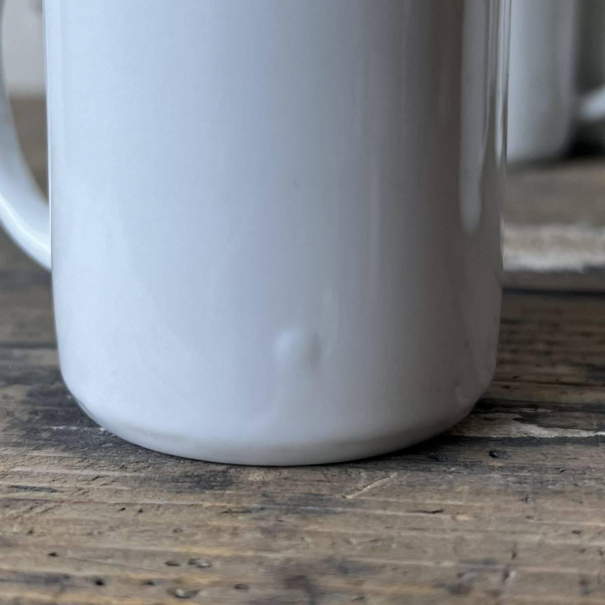 5個set 筒形デミタスカップ 80-90ｍｌデッドストック 白磁 陶器 検: コーヒー デザートカップ レトロ ビンテージ アンティーク_画像5
