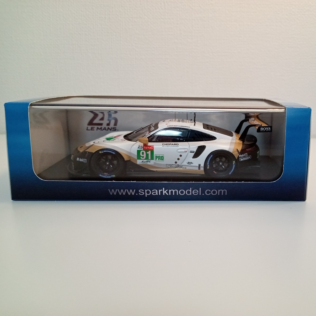 スパーク Spark 1/43 Porsche 911 RSR No.91 Porsche GT Team 2nd LMGTE Pro class 24H Le Mans 2019 R.Lietz G.Bruni （S7936）の画像1