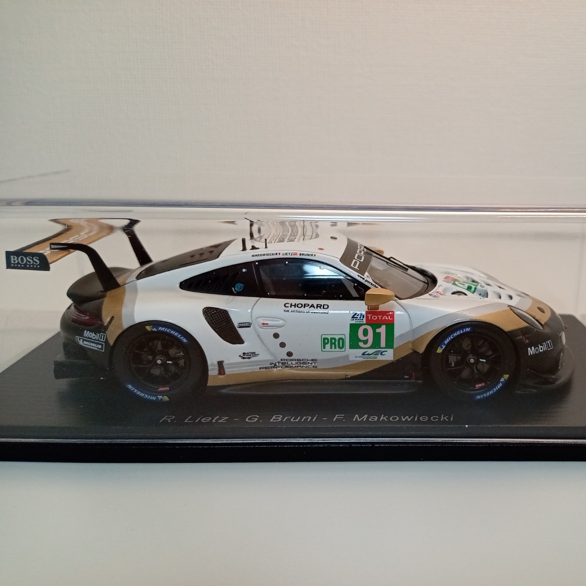 スパーク Spark 1/43 Porsche 911 RSR No.91 Porsche GT Team 2nd LMGTE Pro class 24H Le Mans 2019 R.Lietz G.Bruni （S7936）の画像4