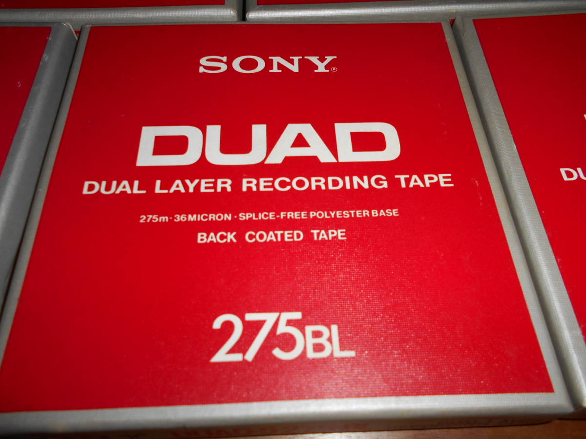 SONY　DUAD　5号オープンリールテープ　中古品　5本！_画像3