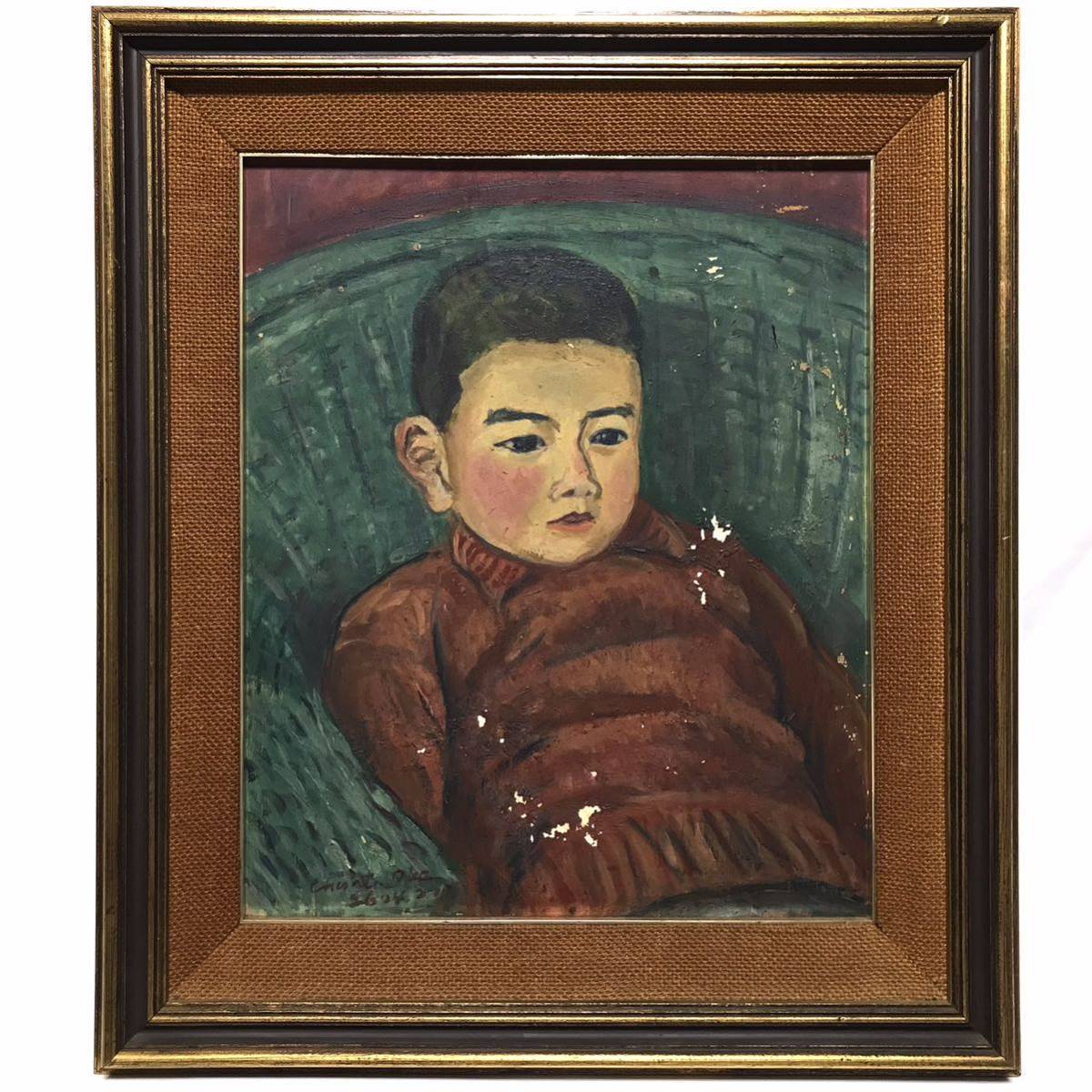 Yahoo!オークション - 作者不明 油彩 少年 人物画 額装 / 詳細 Yahoo!オークション - 作者不明 油彩 少年 人物画 額装 / 詳細
