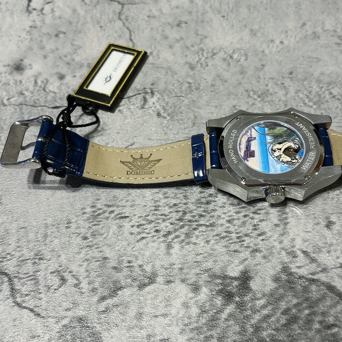 新品 DOMINIC ドミニク 手巻き 腕時計 機械式腕時計 秘密のからくり_画像8