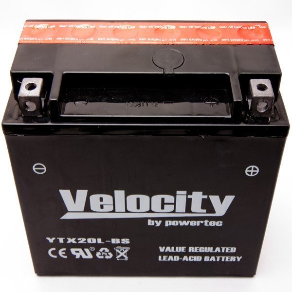 YTX20L-BS GTX20L-BS YTX20L-BS バイクバッテリー 密閉式 液付属 Velocityの画像2