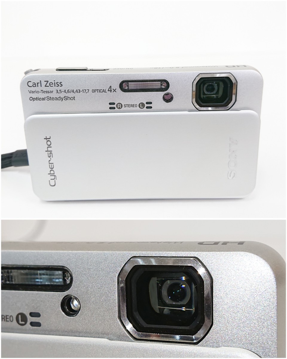 【動作確認】『SONY DSC-TX10 サイバーショット Cyber-Shot シルバー』ソニー コンパクト デジタルカメラ デジカメ 工学機器 入学式 卒業式_画像4