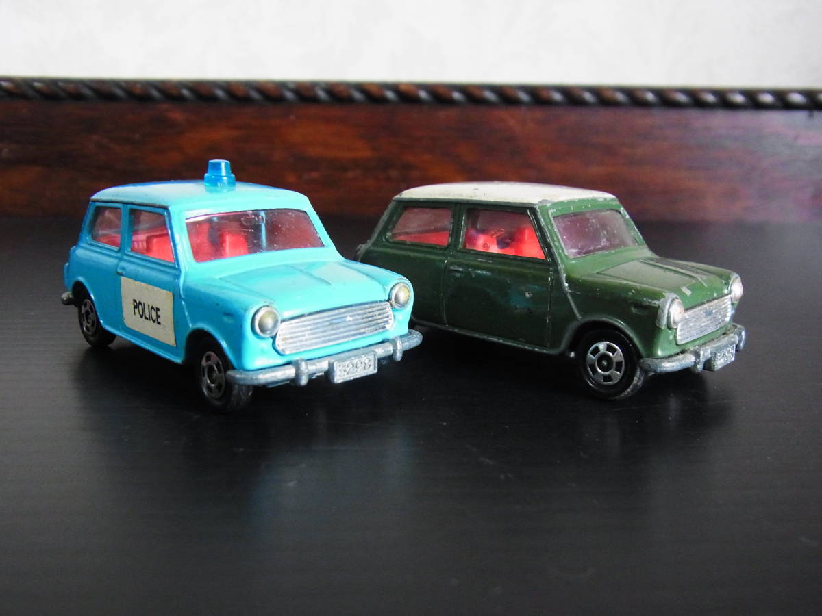 2，トミカ　tomika　BLMC MINI COOPERＳ ・POLICE　２台　日本製_画像8