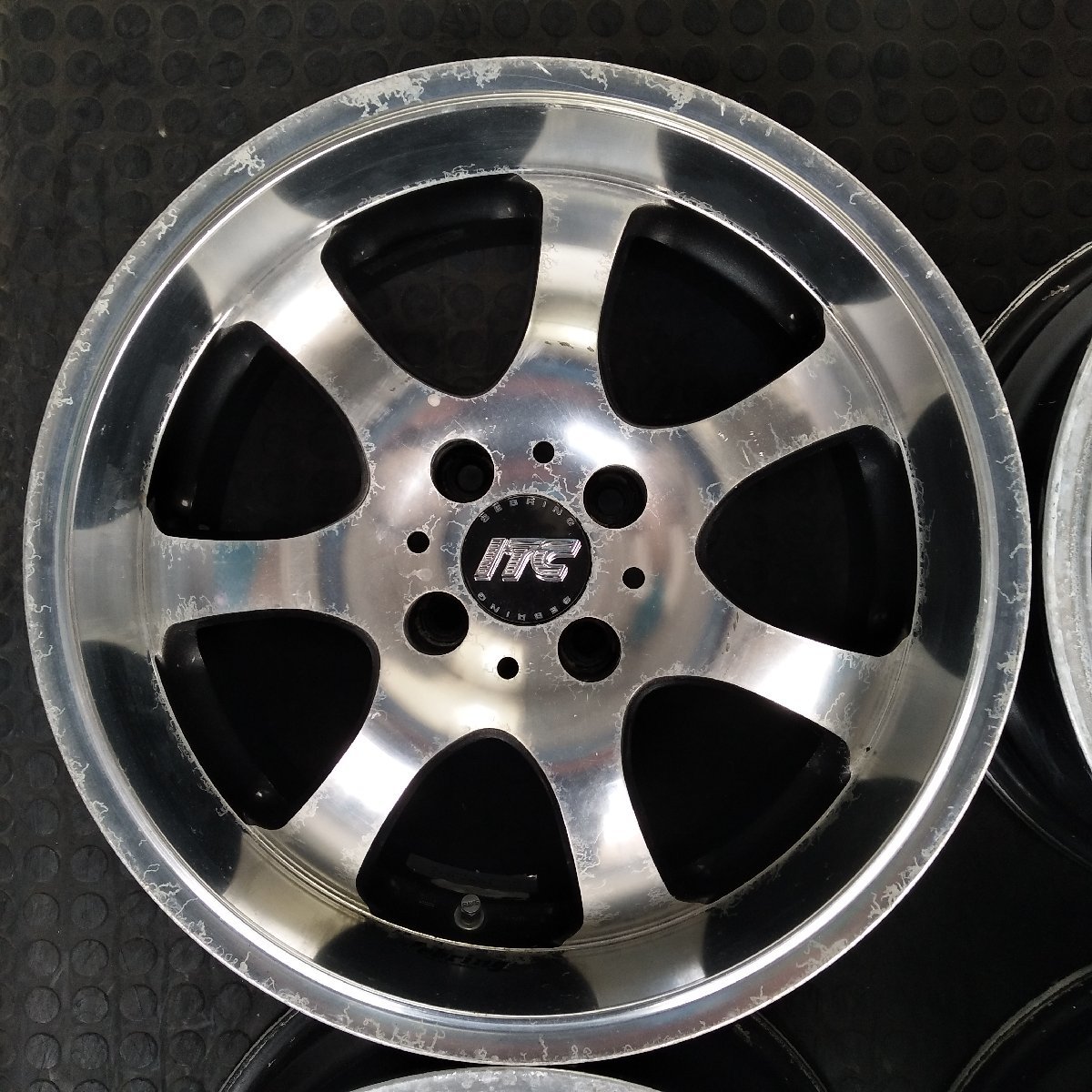 管理番号：S12-117【4本価格】【16×7J 4×100 ET+38 ハブ65】RAYS SEBRING ITC SPORT・ロードスター シビック等・適格請求書発行可能_画像6