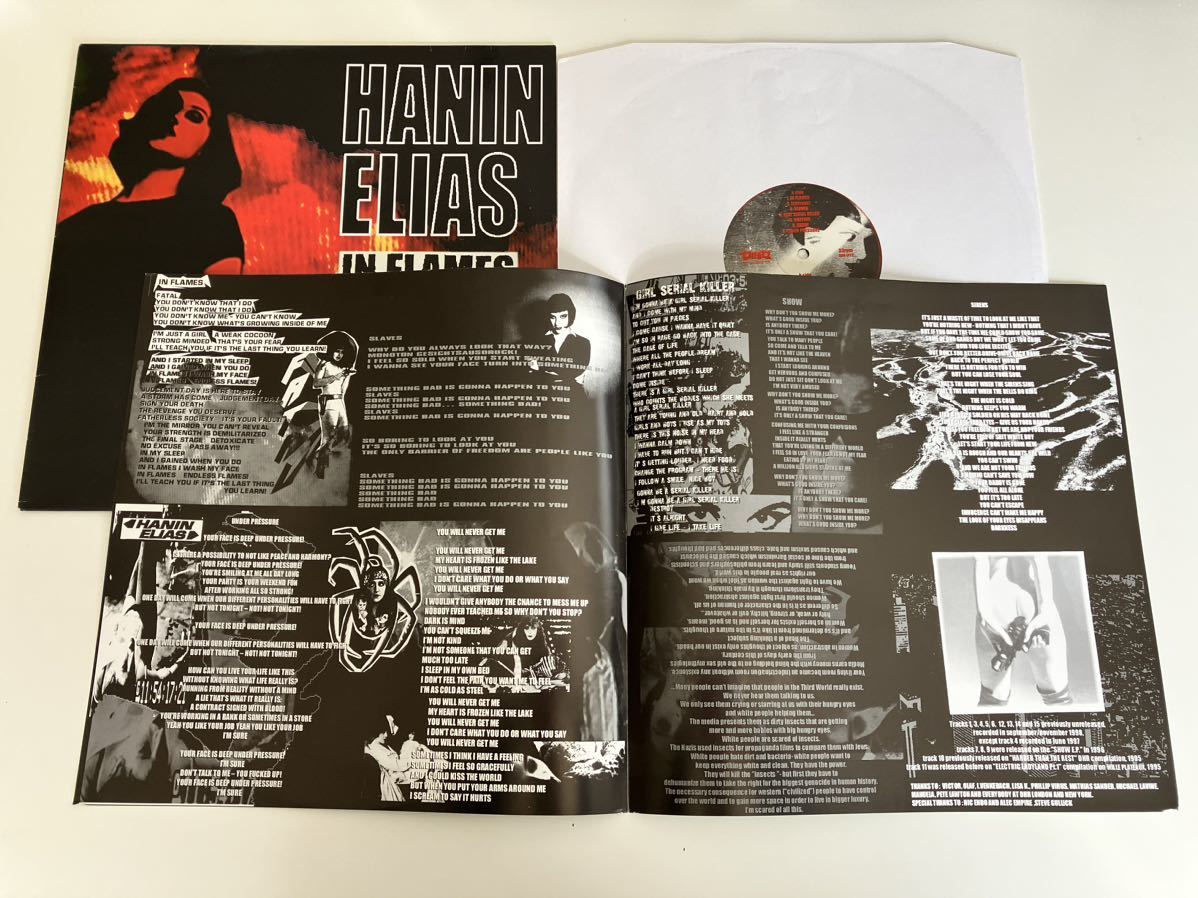 【UK Ori】HANIN ELIAS / IN FLAMES(1995-1999) LP DHR/Digital Hardcore Recordings UK DHRLP22 99年盤,ハニン・エリアス,Alec Empire,_画像4